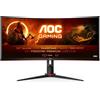 AOC 86,0cm (34 ") Cu34g2x/BK 21:0 9 2xHDMI + Dp+USB Curvo