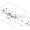 Makita BLOCCO LAMA PER DJR183 SEGHETTO DIRITTO MAKITA 126201-3