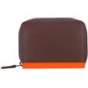 Mywalit Porta carte di credito con zip Mywalit Cacao 328 158