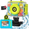 uleway Macchina Fotografica Impermeabile per Bambini, Uleway 2.0 Subacquea Fotocamera Digitale Camera Bambina,1080P HD Videocamera Regalo Giocattolo di Natale &Compleanno per ragazzi e ragazze, Scheda 32GB