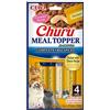 INABA Churu Meal Topper, Snack per Gatti Cremoso con Pollo e Formaggio - 1 Pack (4 Stick x 14gr) - Condimento per Cibo Secco Gatti - Snack Gatto Senza Conservanti o Coloranti Artificiali, Grain-Free