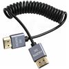 HangTon Cavo HDMI 8K 4K 60fps sottile per ATOMOS Shinobi Ninja V Portkeys BM5 FEELWORLD BMPCC 4K Monitor ZCAM Sony A7IV Canon fotocamera tipo A HDMI 2.1