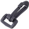 BasicNature Basic Nature Unisex - Moschettone Rigido per Adulti Starr-610410 Rigido, Nero, 25 mm