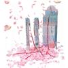 CARNIVAL TOYS Confezione 12 Cannoni Sparacoriandoli da 50 cm Monocolore - Petali Rosa