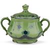 GINORI 1735 ZUCCHERIERA PER 6, ORIENTE ITALIANO VERDE MALACHITE