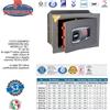 TECHNOMAX CASSAFORTE DT/5LP-S2 34X46X24 HxLxP COMBINAZIONE ELETTRONICA DIGITALE TECHNOMAX DT-S2