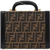Fendi Pre-Owned - Trousse make up Zucca anni '90-2000 - Donna - pelle/tela - Taglia unica - Marrone
