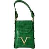 19V69 ITALIA V ITALIA LEATHER BAG CESTO LUX GREEN
