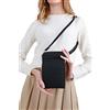 Piccola Lala Mamdmra100146, Shoulder Bag Donna, Nero, 20x12 Cm