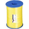 PRÄSENT C.E. Pattberg America - Nastro arricciacapelli giallo, 500 m di lunghezza, per confezioni regalo, larghezza 0,5 cm, accessori per decorazioni e artigianato, nastro decorativo per regali