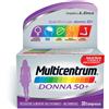 Multicentrum Donna 50+ Integratore Multivitaminico Minerale Calcio Ferro, 30 Cpr