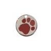 A.Z. Pet Production Medaglietta per cane Tonda con zampa rossa