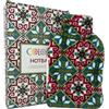 E.FA.S. SpA Colors HotBag Borsa per l'Acqua Calda Multicolor Verde e Rosso, 2 Litri, Con Tasca Laterale, Accessorio per Inverno