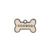 A.Z. Pet Production Medaglietta per cane Osso bianco con strass