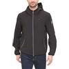 Tommy Hilfiger Giacca softshell leggera da uomo, impermeabile, per le mezze stagioni, Black, 3XL