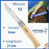 Opinel coltello opinel no 12 tascabile inox pieghevole vintage tradizionale multiuso