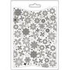 Stampo morbido A5 Create Happiness Dewdrops fiocchi neve - Texture