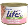 Life Cat Natural Life Cat Le Ricette 4 x 150 g umido gatto - Tonno con Gamberetti - NUOVO!