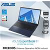 Asus Expertbook Notebook Intel i5-1235U 8Gb Ram 512 Gb Ssd Wi-Fi 6 FreeDos 15,6"