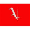 FTF - Fenstertechnik ROTO - Nastro angolare per riparazione, in legno/PVC, distanza tra i pioli 55 mm (bianco rivestito)