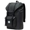 Herschel Little America Mid-volume, Zaino Medio Uomo, Crosshatch/Black, Taglia unica