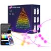 Tuya Catena Luminosa di Cuori LED Smart WiFi e Bluetooth