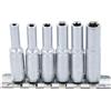 BGS 6403 | Serie di bussole profilo E, profonde | 6,3 mm (1/4) | E4 - E10 | 6 pz.