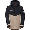 Mammut Giacca con cappuccio da uomo Crater IV HS, nero savana, XL