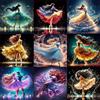 KEYRANKE® 9 Kit 5D DIY Diamond Painting Kit Completo, Anime Pittura Diamante Fai Da Te, Principessa Kit Pittura Diamante Con Numeri, Decorazione Per Casa Pareti Idea Regalo