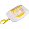 SUNGOOYUE Passeggino da Viaggio per Neonati All'aperto Scatola per Salviette Umidificate Dispenser per Fazzoletti Ecologico Durevole Portatile per Genitori in Movimento Bianco Blu (panda
