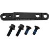 ECSiNG 1PC Biciclette Flat Mount Disco Freno Adattatore Anteriore Ultralight Piatto Pinza Freno A Disco Adattatore di Montaggio per Bici Da Strada Ciclismo F140/F160 Accessorio Bici Nero