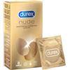 DUREX NUDE - ORIGINAL - Preservativi extra sottili - conf. 8 profilattici