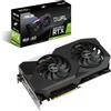 Asus DUAL RTX 3070 V2 Scheda Grafica, 8GB GDDR6, PCIe 4.0, HDMI 2.1, DisplayPort 1.4a, Ventole Axial Tech, Dual BIOS, Piastra Posteriore Protettiva, PSU Consigliata 750W, GPU Tweak II, LHR, Nero