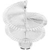 Lanko Espositore a spirale per unghie finte, 120 pezzi, espositore a spirale per smalto gel UV, tabella colori (trasparente)