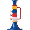 LEEINTO Piccolo strumento musicale a tromba in plastica per bambini dai 3 anni in su