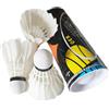 dzqad 6pezzi Volani da Badminton - Volani in Piuma D' | Volani in Piuma Resistente con Palla da Badminton Bianca | Attrezzature per Allenamento da Badminton Altamente Stabili per Interni Ed Esterni