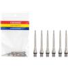 CUESOUL Titanium Grooved Conversion Darts Point, Realizzata con scanalature Profonde per Una Presa ottimale delle Dita, Confezione da 6 Pezzi.