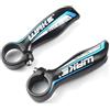 Lixada Docooler - Manopole di sicurezza in lega di alluminio, con manubrio per mountain bike, colore: blu