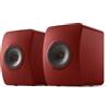 KEF LS50 Wireless II altoparlanti Hi-Fi WLAN, Crimson Red, altoparlante attivo | HDMI | Airplay 2 | Bluetooth | Spotify | Tidal
