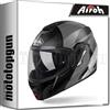 AIROH REV 19 CASCO MOTO MODULARE RE19L35 LEADEN XS