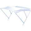 MTO NAUTICA Tendalino 3 Archi Alluminio 185x110 Telo Bianco