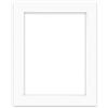 nielsen Conservation Passepartout 1,5 mm, formato esterno 40x50 cm per quadri 30x40 cm, bianco puro bianco chiaro liscio