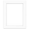 nielsen Conservation Passepartout 1,5 mm, formato esterno 40x50 cm per quadri 30x40 cm, bianco polare con struttura