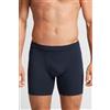 Intimissimi Boxer Lungo In Cotone Superior Blu