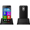 artfone SMART_500 4G Smartphone Anziani Icone Grandi丨Display HD 5 pollici丨Pulsante SOS丨Android 12丨Fotocamera posteriore 13MP丨Batteria 2800mAh丨WI-FI丨GPS丨Cellulare per anziani con Whatsapp - Nero