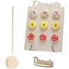 Semazz Donuts Espositore,3 PCS Porta Donuts Supporto per Ciambelle Legno Ciambella da Parete DecorazioneTorte Dolci Espositore per Ciambelle per Feste di Compleanno Feste di Matrimonio