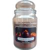 Amazzonia Candle Chocolate Orange 530 Gr Candela Profumata Naturale in Cera di Soia doppio stoppino in cotone Profumatore per Ambiente cioccolato arancia Decorativa Giara in Vetro
