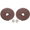 TUKA-i-AKUT TUKA 10M Protezioni Antispigolo, L-Forma Schiuma Sicurezza dei vostri Bambini e Neonati, Extra spesso Bordi Protezione, Striscia Paraspigolo Spigolo Anti Collisione 2x5m, Marrone, TKD7000-2X brown