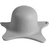 Kindsgut Risciacqua Capelli Bambini e Caraffa Bagnetto, grigio chiaro | Ausilio doccia in silicone senza BPA a stella marina, bordo morbido contro acqua negli occhi, da 6 mesi, 19,5 x 18 x 9 cm
