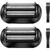 OFFCUP 2Pezzi Testina di Ricambio Compatibile con Braun Series 5, 53B Testina di Rasatura per Braun Rasoio Elettrico S5 und S6, Accessori di Ricambio per Rasoio 300s 310s 320s 330s 340s 360s 380s
